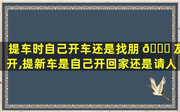 提车时自己开车还是找朋 🍀 友开,提新车是自己开回家还是请人开回家